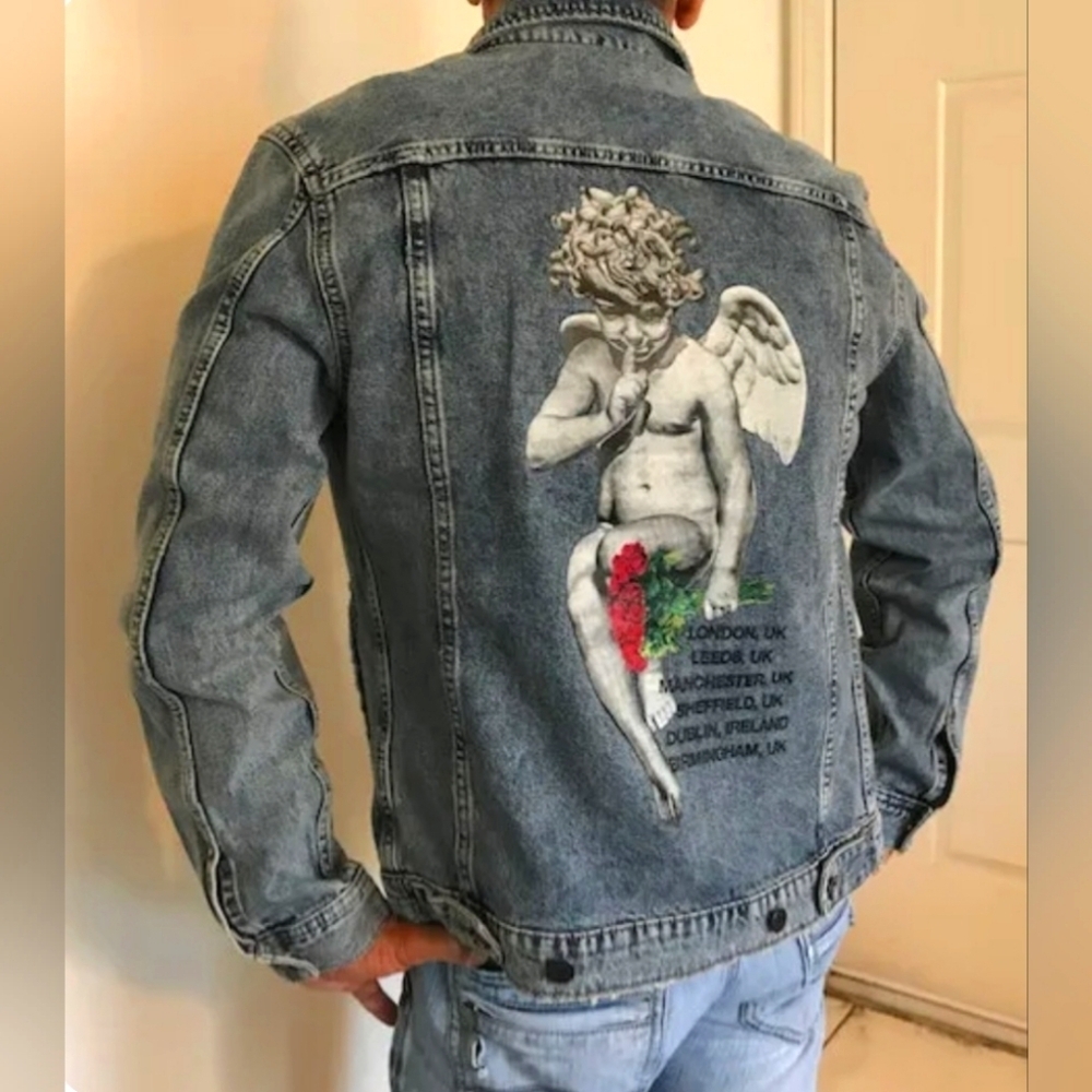 🏈NEW DISTRESSED JACKET